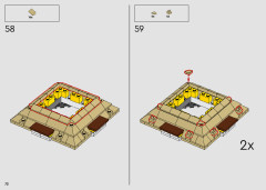 LEGO 10307 instructions page 72 – build guide