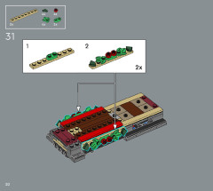 LEGO 10308 instructions page 20 – build guide