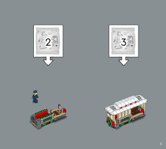 LEGO 10308 instructions page 3 – build guide