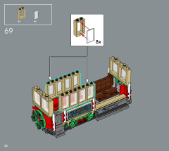 LEGO 10308 instructions page 36 – build guide