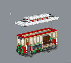 LEGO 10308 instructions page 53 – build guide