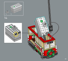 LEGO 10308 instructions page 63 – build guide