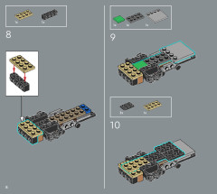 LEGO 10308 instructions page 8 – build guide