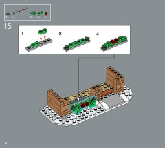 LEGO 10308 instructions page 12 – build guide