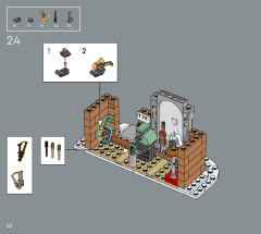 LEGO 10308 instructions page 22 – build guide