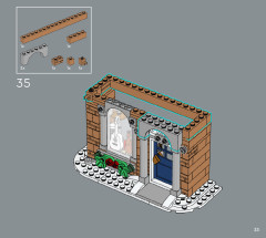 LEGO 10308 instructions page 33 – build guide