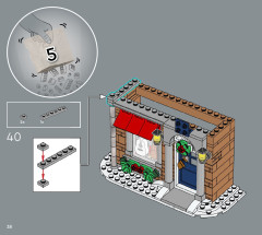 LEGO 10308 instructions page 38 – build guide