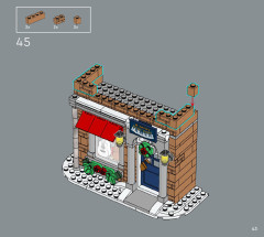 LEGO 10308 instructions page 43 – build guide