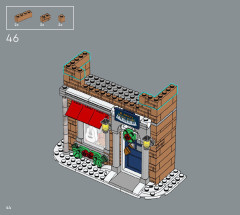 LEGO 10308 instructions page 44 – build guide
