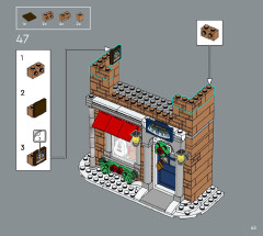 LEGO 10308 instructions page 45 – build guide