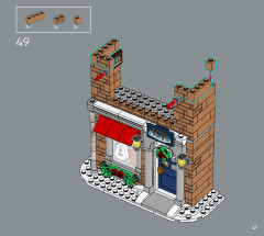 LEGO 10308 instructions page 47 – build guide