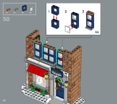 LEGO 10308 instructions page 48 – build guide