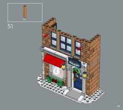 LEGO 10308 instructions page 49 – build guide
