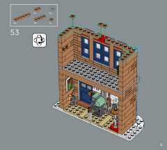 LEGO 10308 instructions page 51 – build guide