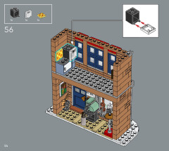 LEGO 10308 instructions page 54 – build guide