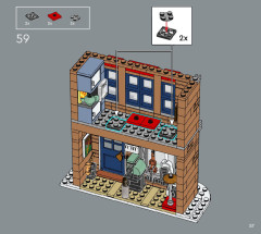 LEGO 10308 instructions page 57 – build guide