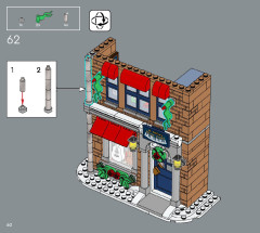 LEGO 10308 instructions page 60 – build guide