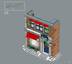 LEGO 10308 instructions page 61 – build guide