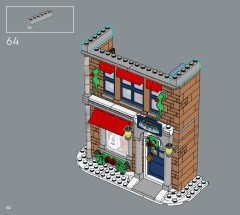 LEGO 10308 instructions page 62 – build guide