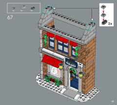 LEGO 10308 instructions page 65 – build guide
