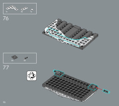 LEGO 10308 instructions page 70 – build guide