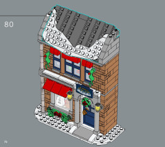 LEGO 10308 instructions page 72 – build guide