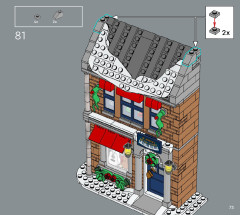 LEGO 10308 instructions page 73 – build guide