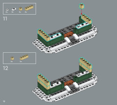 LEGO 10308 instructions page 10 – build guide
