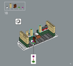 LEGO 10308 instructions page 15 – build guide