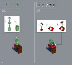 LEGO 10308 instructions page 18 – build guide