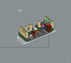 LEGO 10308 instructions page 19 – build guide