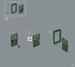 LEGO 10308 instructions page 23 – build guide