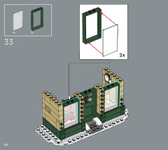 LEGO 10308 instructions page 28 – build guide