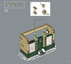 LEGO 10308 instructions page 31 – build guide