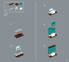 LEGO 10308 instructions page 43 – build guide