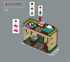 LEGO 10308 instructions page 47 – build guide