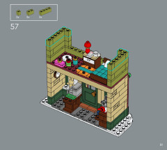 LEGO 10308 instructions page 51 – build guide