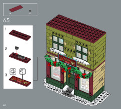 LEGO 10308 instructions page 60 – build guide