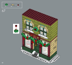 LEGO 10308 instructions page 62 – build guide