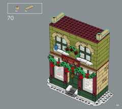 LEGO 10308 instructions page 65 – build guide