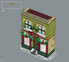 LEGO 10308 instructions page 66 – build guide