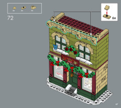 LEGO 10308 instructions page 67 – build guide