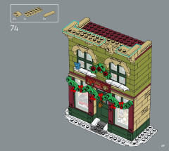 LEGO 10308 instructions page 69 – build guide