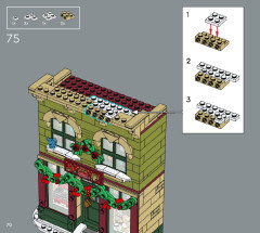 LEGO 10308 instructions page 70 – build guide