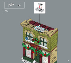 LEGO 10308 instructions page 71 – build guide
