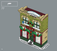 LEGO 10308 instructions page 72 – build guide