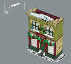 LEGO 10308 instructions page 73 – build guide