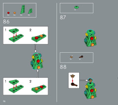 LEGO 10308 instructions page 78 – build guide