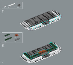 LEGO 10308 instructions page 8 – build guide