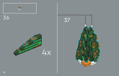 LEGO 10308 instructions page 34 – build guide